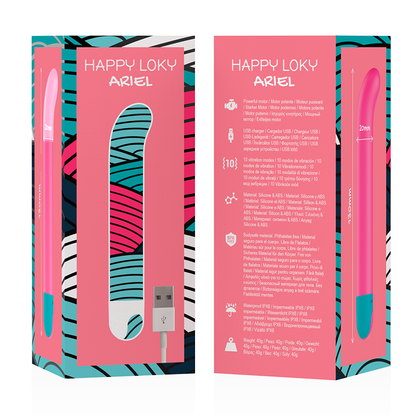 Vibrador punto G de la marca HAPPY LOKY, diseño elegante y compacto para estimulación íntima femenina.