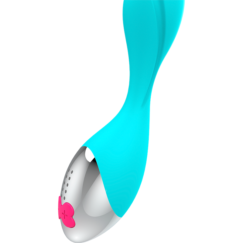 Vibrador pequeño de la marca HAPPY LOKY, diseño compacto y colorido para uso personal.