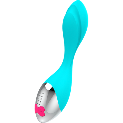 Vibrador mini de feliz marca Happy Loky, diseño compacto y discreto, ideal para uso personal y placer íntimo.