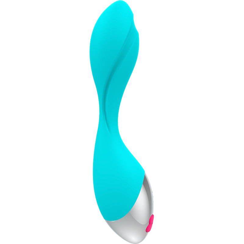 Vibrador pequeño de la marca HAPPY LOKY, diseñado para placer, con forma ergonómica y suave textura.