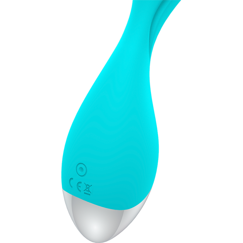 Vibrador mini divertido de la marca HAPPY LOKY, diseñado para placer con forma compacta y suave en color vibrante.
