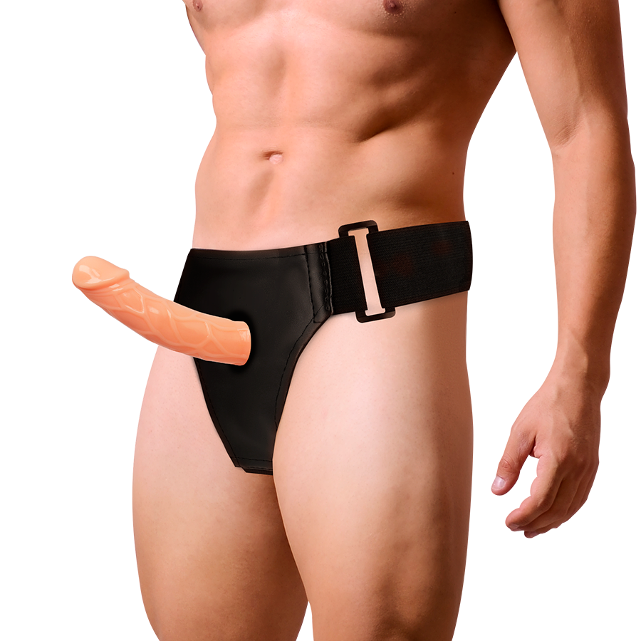 Arnés hueco Blake de 15.5 cm por 4 cm de la marca HARNESS ATTRACTION, resistente y ajustable para mascotas.