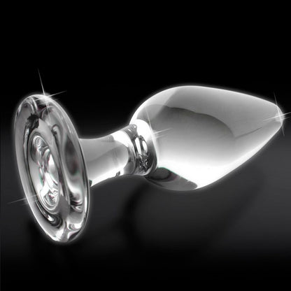 ICICLES N. 26 glass massager featuring a sleek, curved design with a smooth surface for enhanced sensory experience.