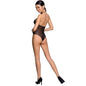 PASSION - WOMAN BS088 BODYSTOCKING NEGRO TALLA ÚNICA