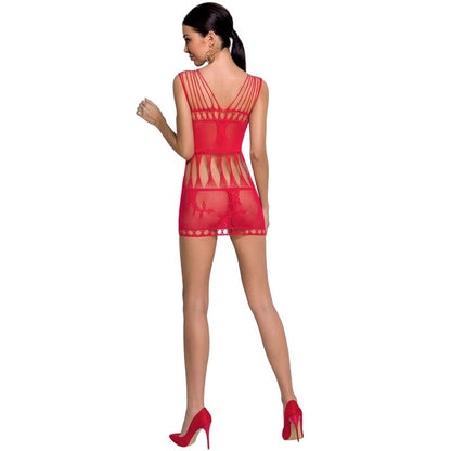 PASSION - WOMAN BS090 BODYSTOCKING ROJO TALLA ÚNICA