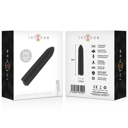 INTENSE - BALA VIBRADORA 10 MODOS VIBRACIÓN