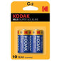 KODAK - MAX PILA ALCALINA C LR14 BLISTER*2