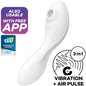 SATISFYER - CURVY TRINITY 5 ESTIMULADOR Y VIBRADOR APP BLANCO
