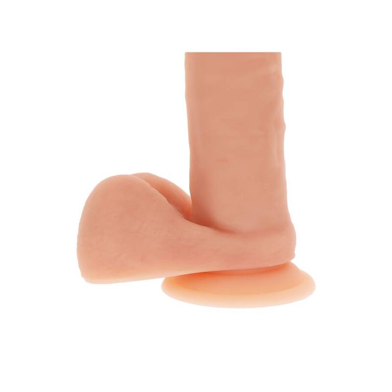 GET REAL - DILDO SILICONA 20,5 CM CON TESTÍCULOS NATURAL