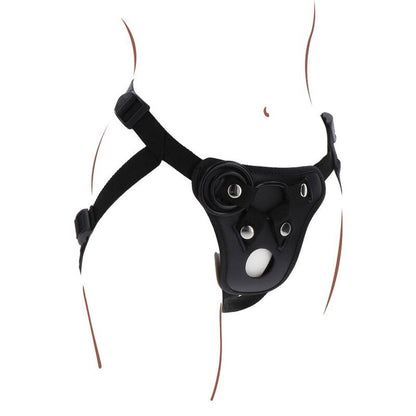 GET REAL - STRAP-ON PLEASURE HARNÉS NEGRO