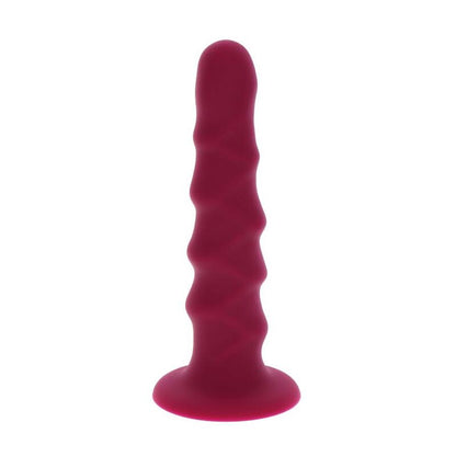 GET REAL - RIBBED DONG 12 CM ROJO