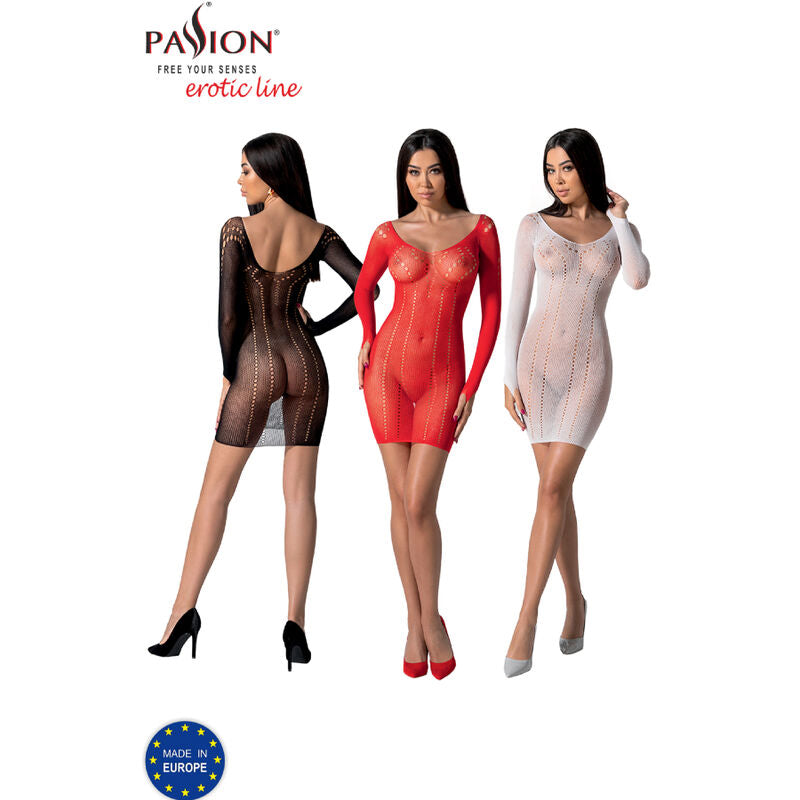 PASSION - BS101 BODYSTOCKING NEGRO TALLA ÚNICA