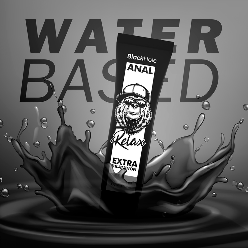 BLACK HOLE - GEL BASE AGUA DILATACIÓN ANAL 150 ML