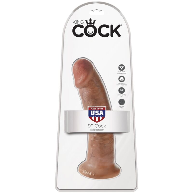 KING COCK - PENE REALÍSTICO 21.7 CM CARAMELO