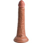 KING COCK - ÉLITE DILDO REALÍSTICO SILICONA 17.8 CM CARAMELO