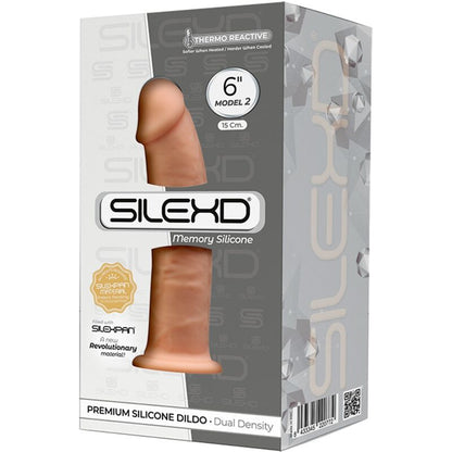 SILEXD - MODELO 2 PENE REALÍSTICO SILICONA PREMIUM SILEXPAN 15 CM