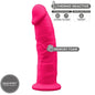 SILEXD - MODELO 2 PENE REALÍSTICO SILICONA PREMIUM SILEXPAN FUCSIA 23 CM