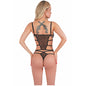 LIVCO CORSETTI FASHION - AURORA LC90727 FALDA + PANTY NEGRO X/XL