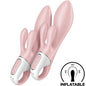 SATISFYER - AIR PUMP BUNNY 3 INFLABLE VIBRADOR RABBIT ROSA
