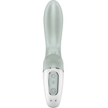 SATISFYER - AIR PUMP BOOTY 3 VIBRADOR ANAL INFLABLE VERDE GRIS