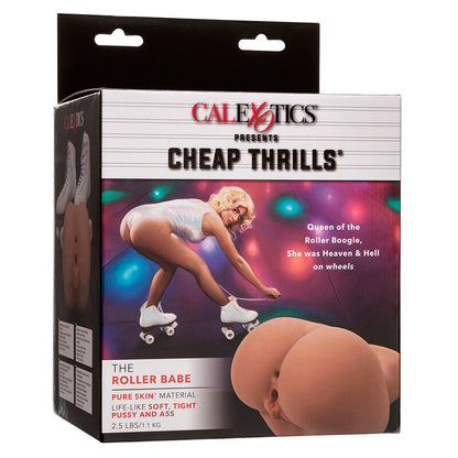 CALEXOTICS - THE ROLLER BABE DOBLE MASTURBADOR REALÍSTICO NATURAL