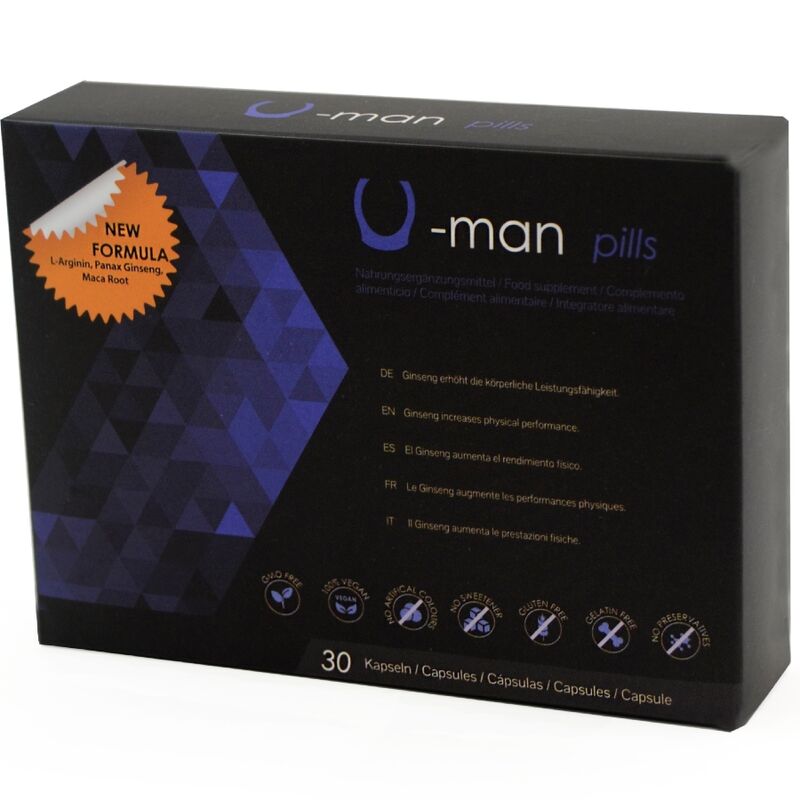 U-Man Pills – Complemento alimenticio para la virilidad masculina
