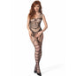 PASSION - BS 102 BODYSTOCKING NEGRO TALLA ÚNICA