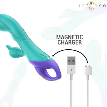 INTENSE - FRED VIBRADOR RECARGABLE RABBIT AZUL
