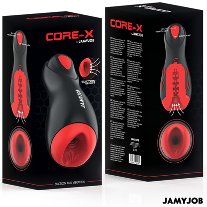 JAMYJOB - CORE-X MASTURBADOR AUTOMÁTICO 5 MODOS SUCCIONADOR Y VIBRACIÓN