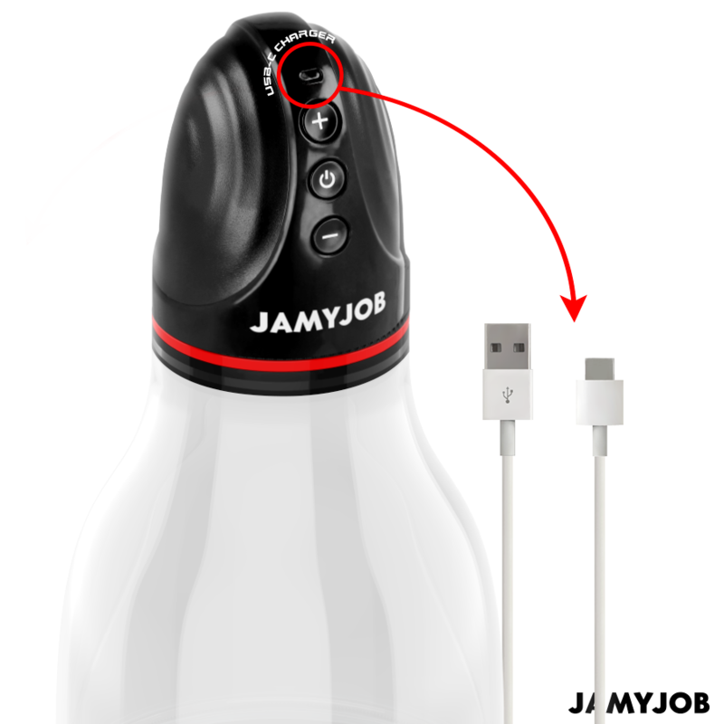 JAMYJOB - XPAND LITE BOMBA AUTOMTICA DE TESTÍCULOS 3 NIVELES DE SUCCIONADOR GRIS