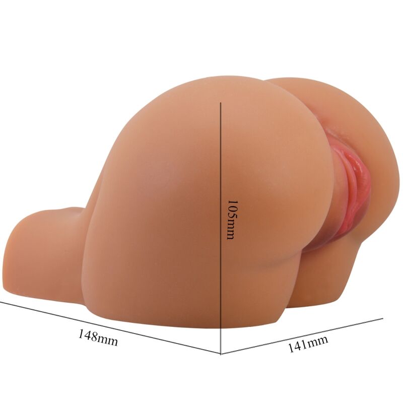 CRAZY BULL - KYLIE TRASERO VIBRADOR CON VAGINA Y ANO REALÍSTICO CONTROL REMOTO