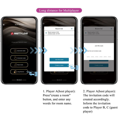 PRETTY LOVE - LEVIATHAN VIBRADOR CONTROLADO POR APP MORADO