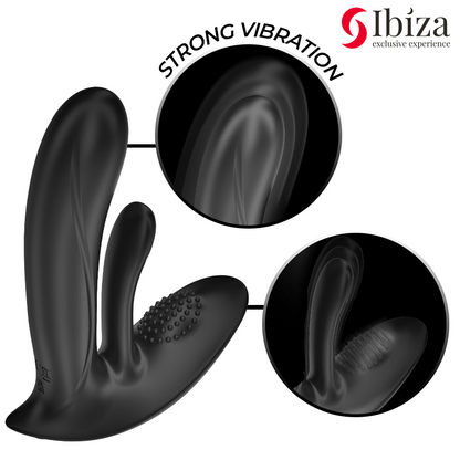 IBIZA - VIBRADOR WEARABLE CON ESTIMULACIÓN PUNTO-G Y CLÍTORIS CON CONTROL REMOTO