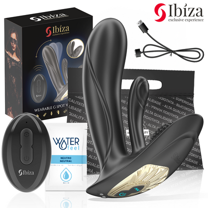 IBIZA - VIBRADOR WEARABLE CON ESTIMULACIÓN PUNTO-G Y CLÍTORIS CON CONTROL REMOTO