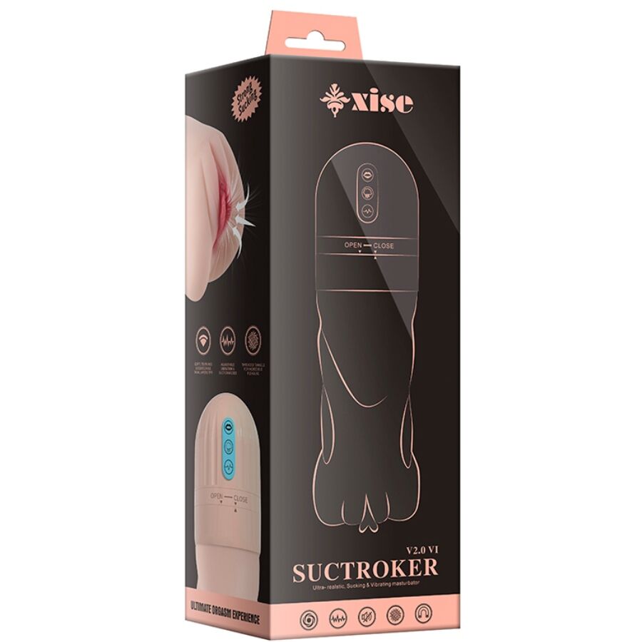 XISE - SUCTROKER V2.0 VI MASTURBADOR VAGINA CON VIBRACIÓN
