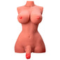 XISE - HERMOSA LADY BOY TORSO FEMENINO CON DILDO CON VIBRACIÓN Y THRUSTING 49 CM