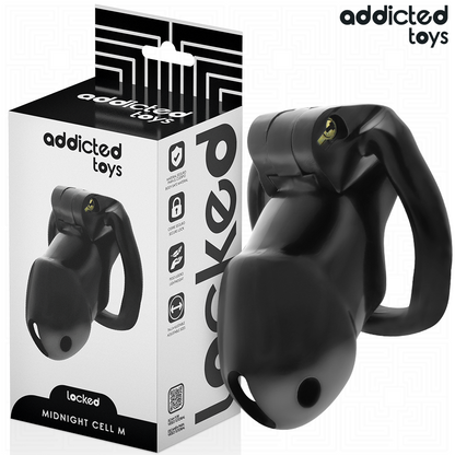 ADDICTED TOYS LOCKED - MINDNIGHT CELL JAULA PARA PENE 4.2 CM TALLA M