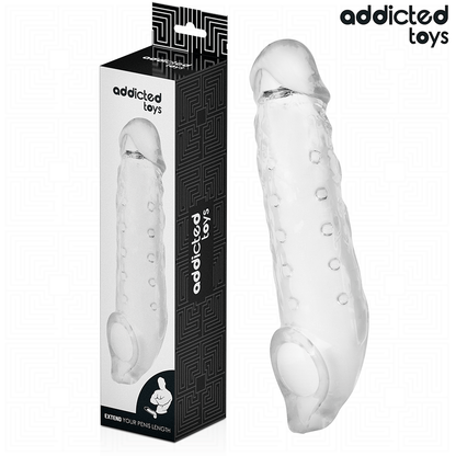 ADDICTED TOYS - FUNDA PARA EL PENE TRANSPARENTE TALLA S 23 CM