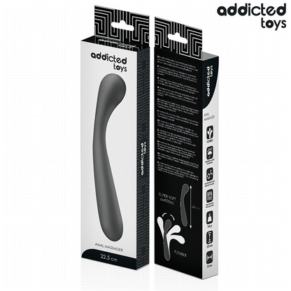 ADDICTED TOYS - MASAJEADOR ANAL DOBLE SILICONA 22,5 CM