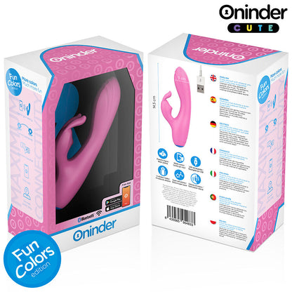ONINDER CUTE - LOVE BUNNY VIBRADOR PUNTO G Y CLITORIS - APP MUNDIAL GRATUITA