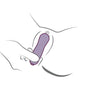 ROCKS- OFF - GLOW GIRL VIBE VIBRADOR G-SPOT DISCRETO MORADO