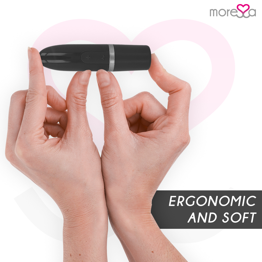 MORESSA - IVY MASAJEADOR SIMULADOR LABIAL DE VIAJE NEGRO