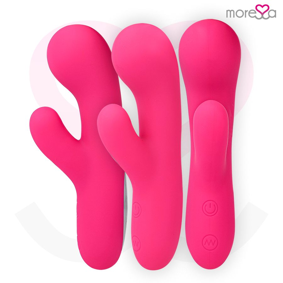 MORESSA - JERRY CLIP VIBRADOR PUNTO G Y CLITORIS PREMIUM SILICONE RECARGABLE