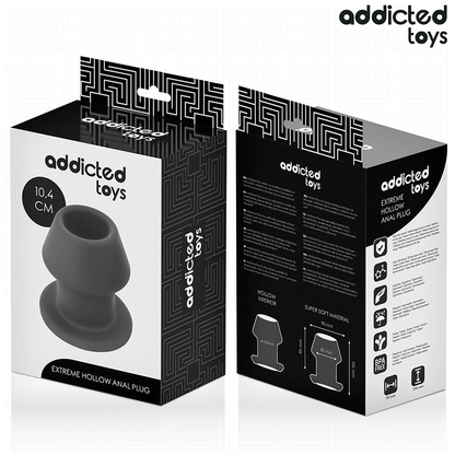 ADDICTED TOYS - PLUG ANAL HUECO EXTREM SILICONA TALLA L 10,4 CM