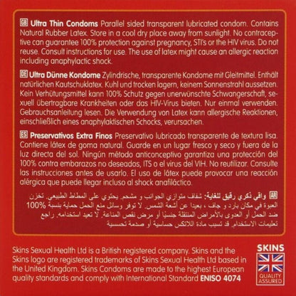 SKINS - ULTRAFINOS PRESERVATIVOS PREMIUM PACK 4