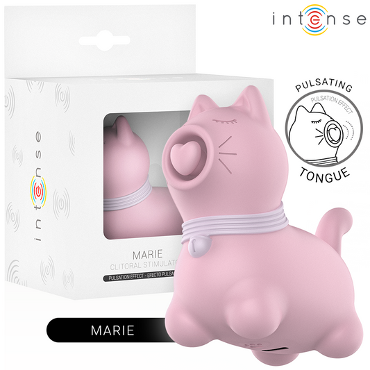 INTENSE - MARIE ESTIMULADOR CON LENGUA EFECTO PULSACIÓN ROSA