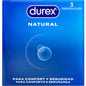 DUREX - PRESERVATIVOS NATURAL 3 UNIDADES