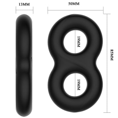 CRAZY BULL - ANILLO DOBLE SILICONA INFINITY