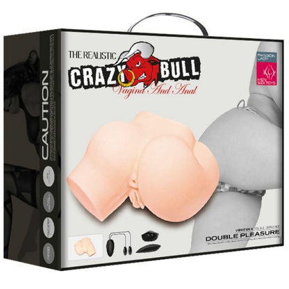 CRAZY BULL - TRASERO CON VAGINA Y ANO REALÍSTICOS Y VIBRACIÓN