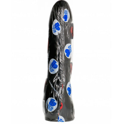 ALL BLACK - DILDO NEGRO REALÍSTICO 20 CM